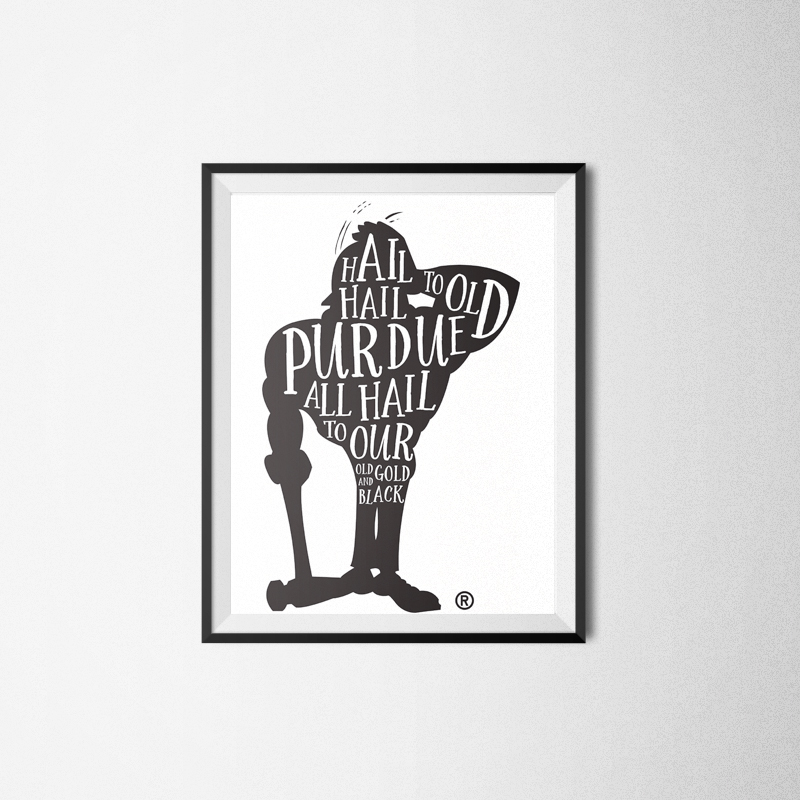 Licensed Purdue Prints